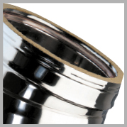 EDILISO25  DOPPIA PARETE  INOX AISI 316L MM 25